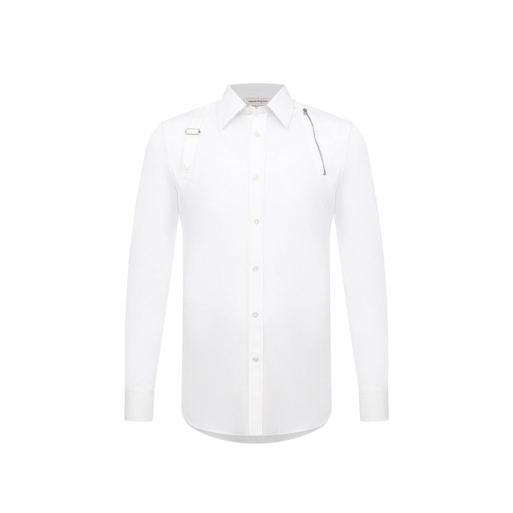 Alexander McQueen Herre Bomulds Skjorte