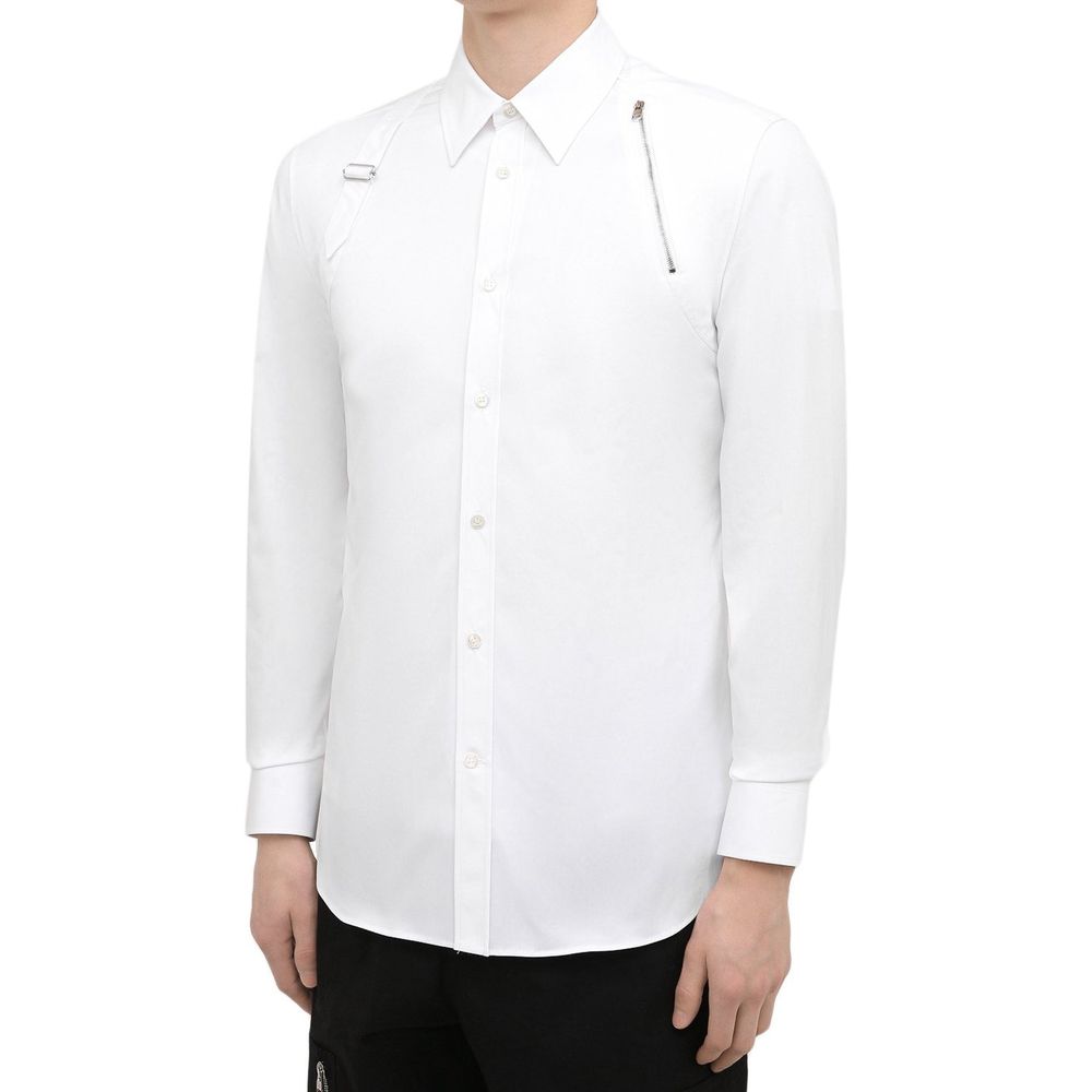 Alexander McQueen Herre Bomulds Skjorte