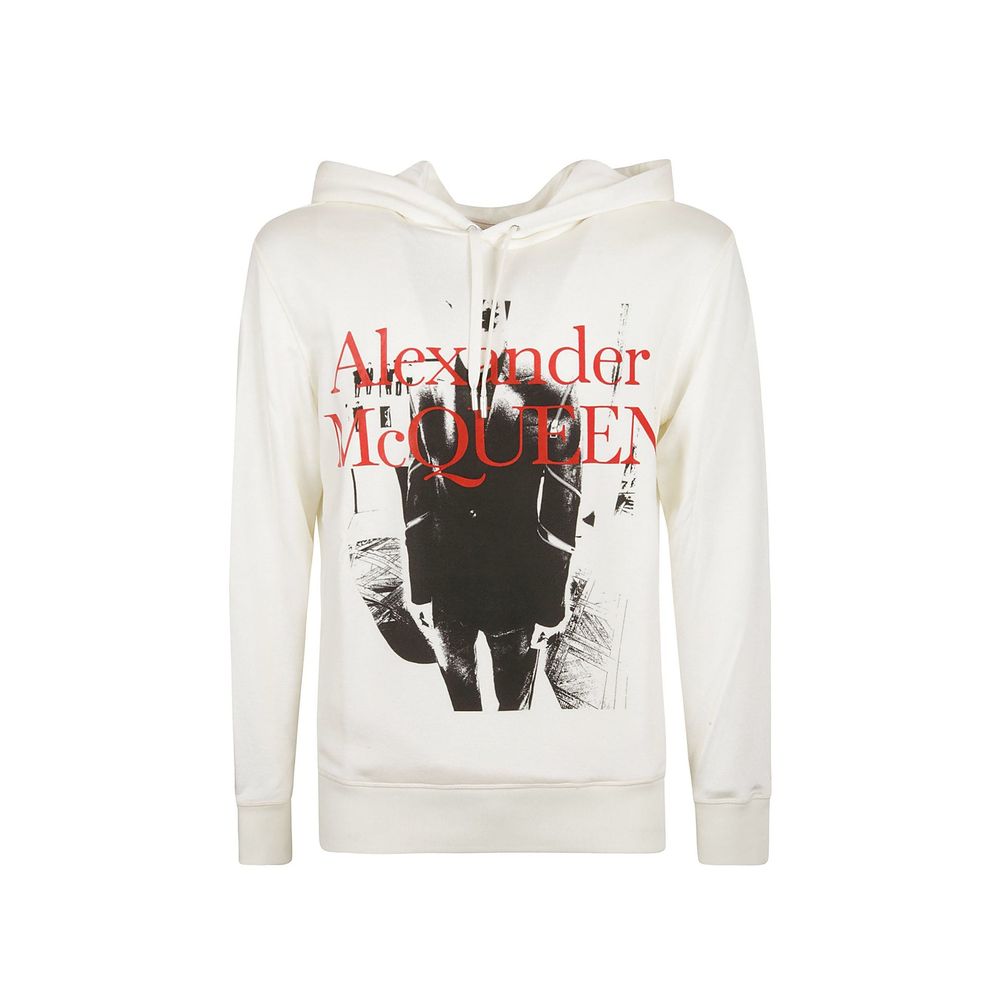 Alexander McQueen Logo Hoodie Sweatshirt til Mænd