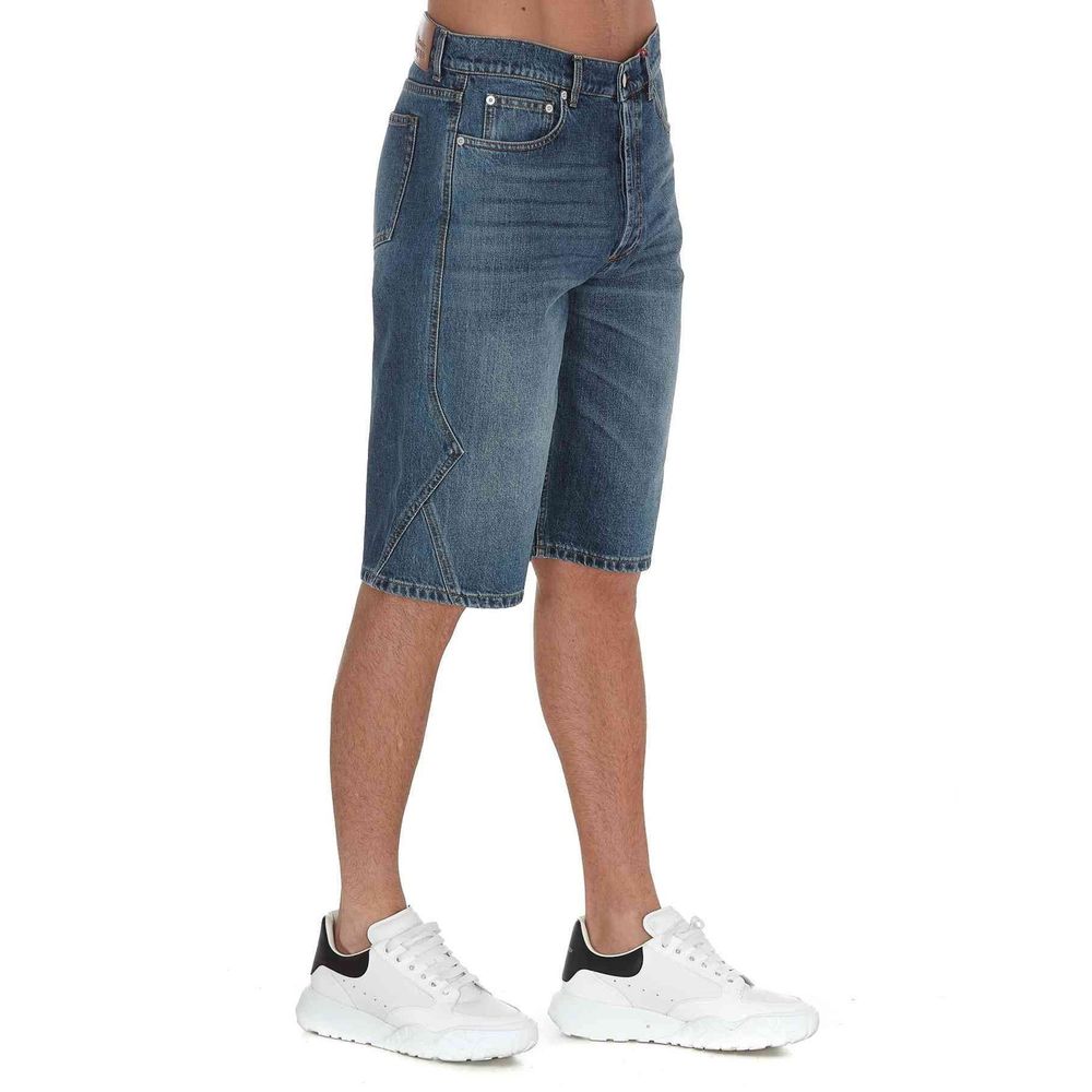 Alexander McQueen Denim Shorts til Mænd