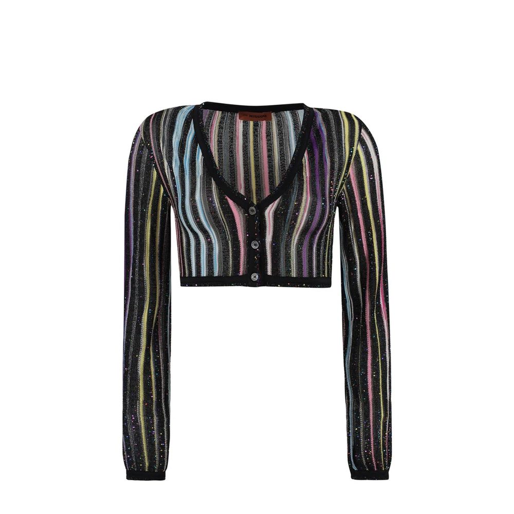 Missoni Jacquard Strik Cardigan til Kvinder