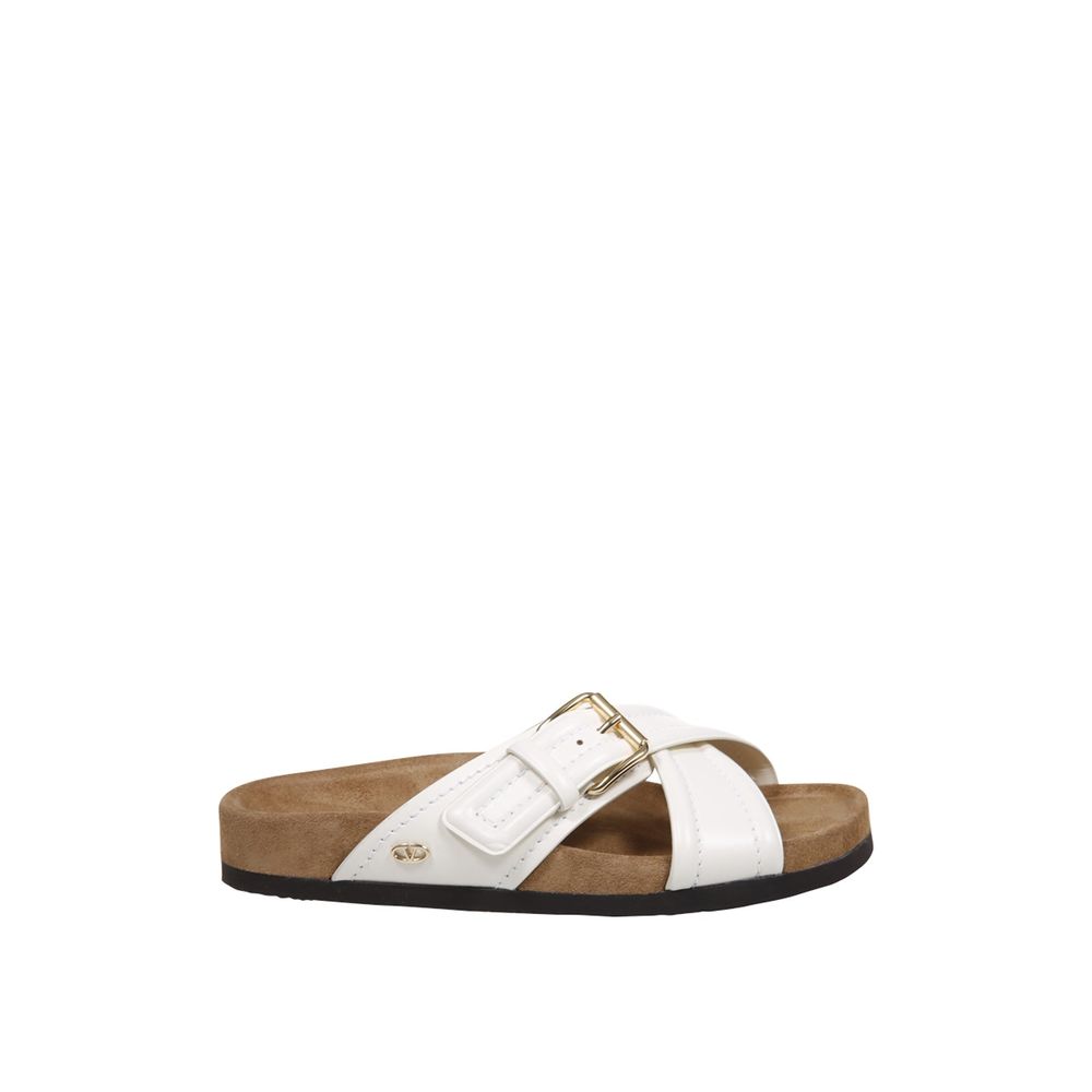 Valentino Garavani Læder Flade Sandaler til Damer