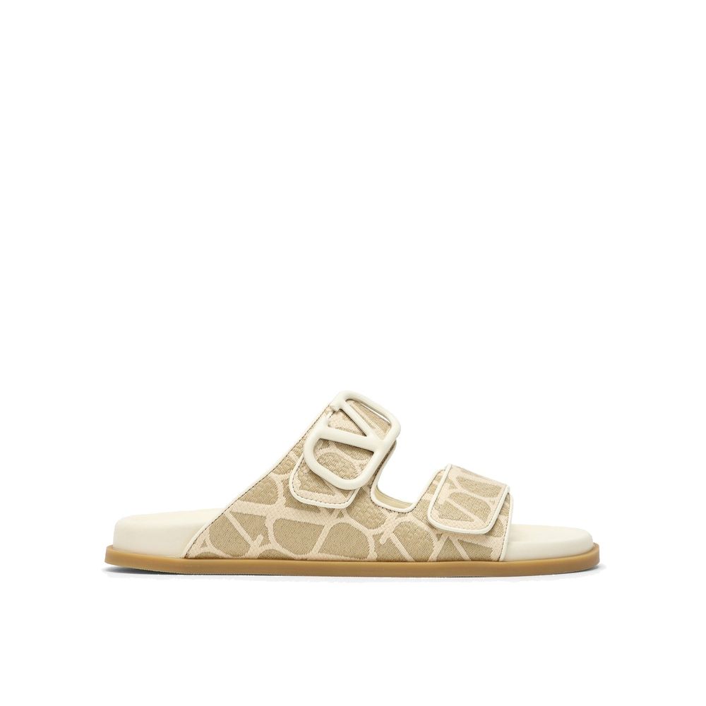 Valentino Garavani Toile Iconographe Flade Sandaler til Kvinder