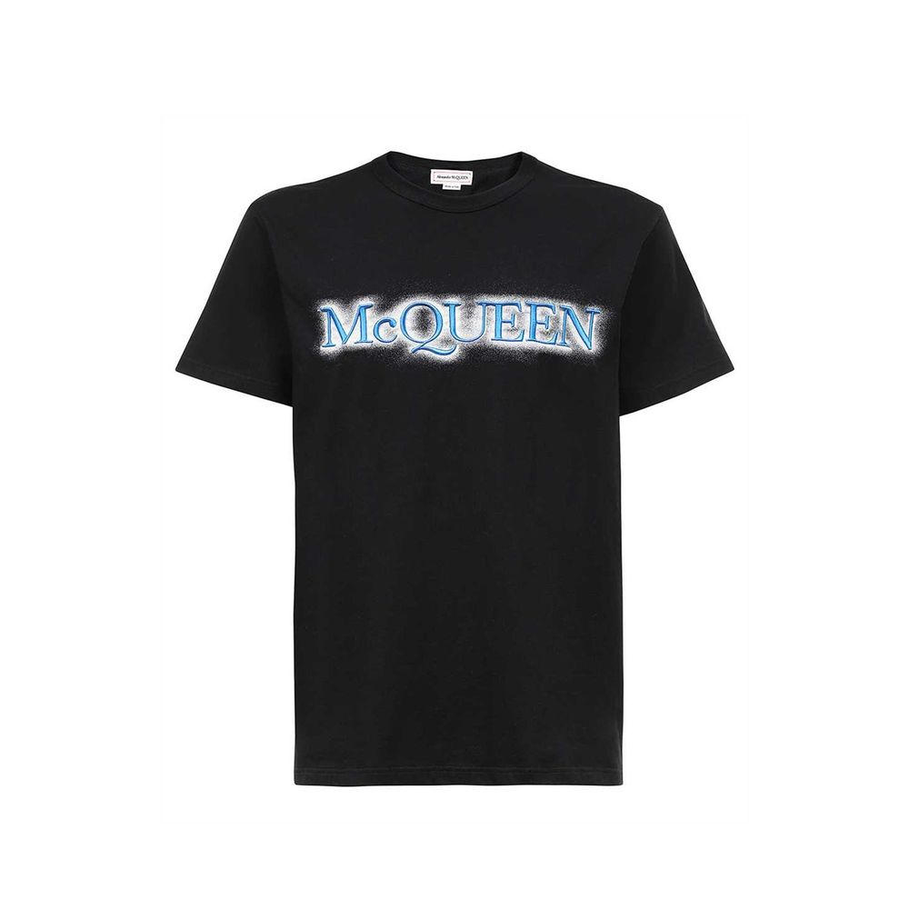 Alexander McQueen Logo T-Shirt til Mænd