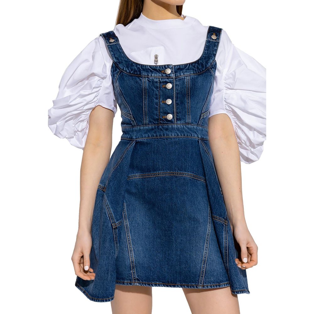 Alexander McQueen Denim Mini Kjole