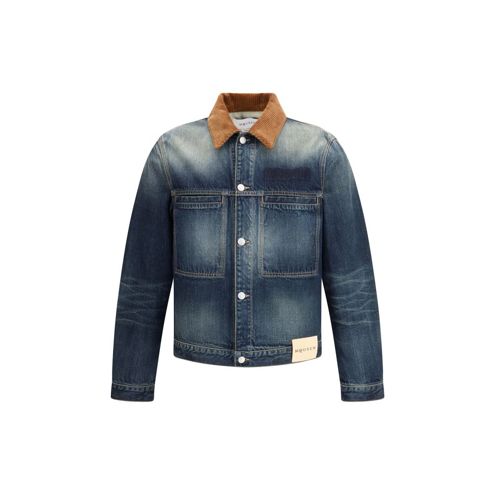 Alexander McQueen Denim Jakke til Mænd