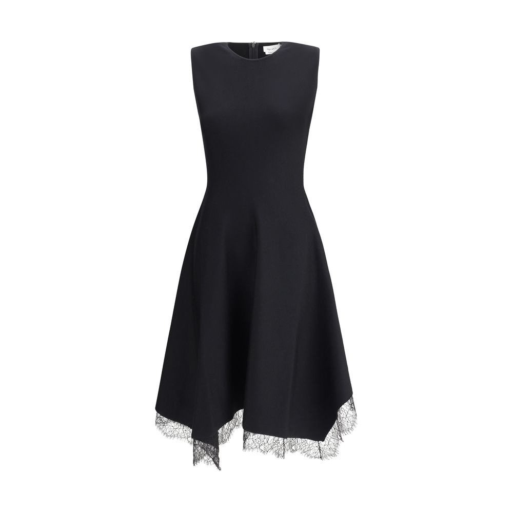 Alexander McQueen Asymmetrisk Midi Kjole