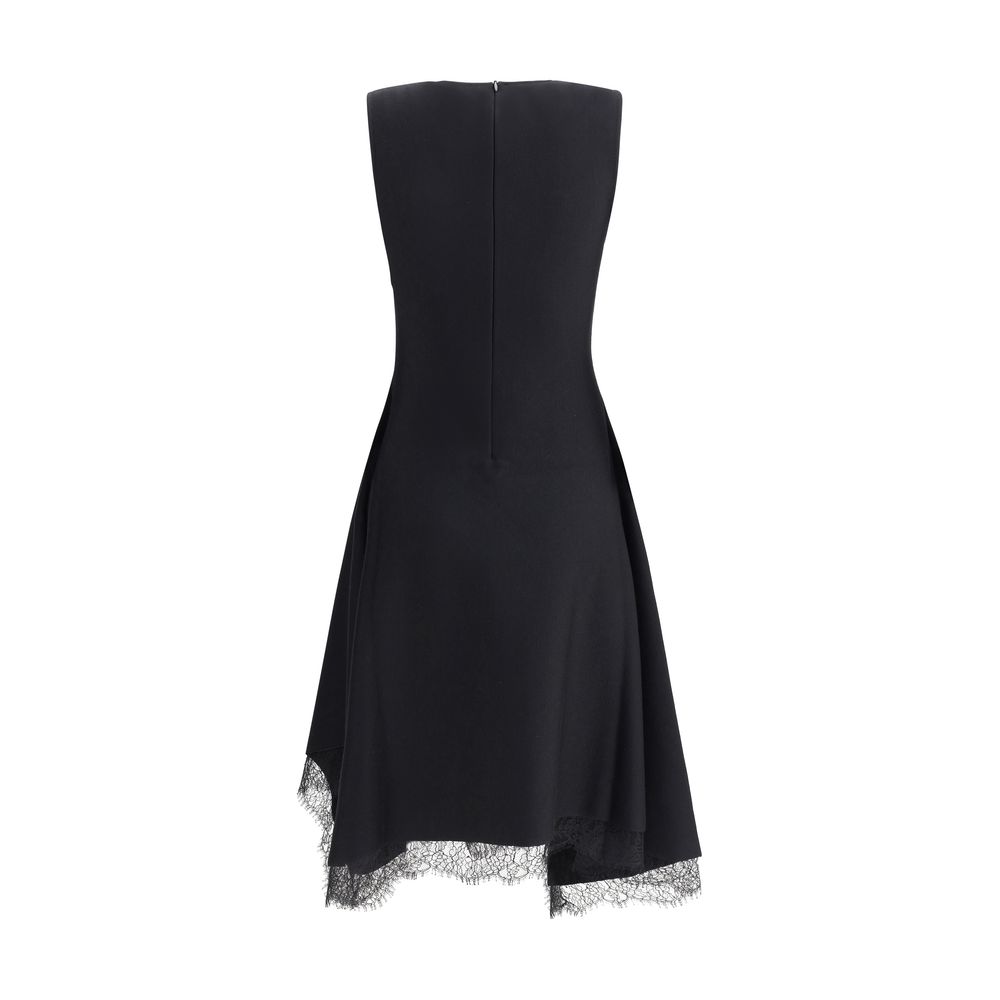 Alexander McQueen Asymmetrisk Midi Kjole