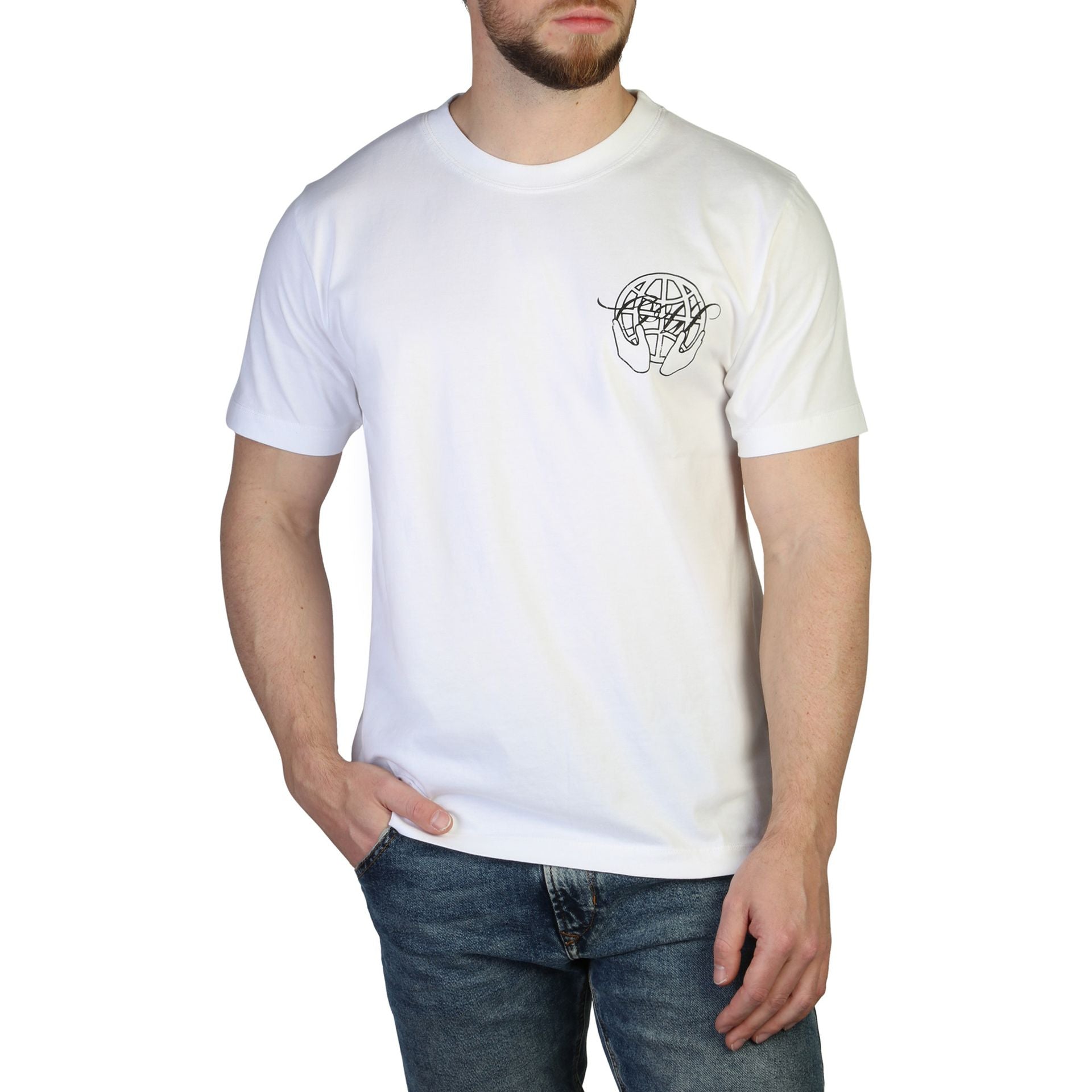 Off-White T-shirt til Mænd - Komfortabel og Stilfuld