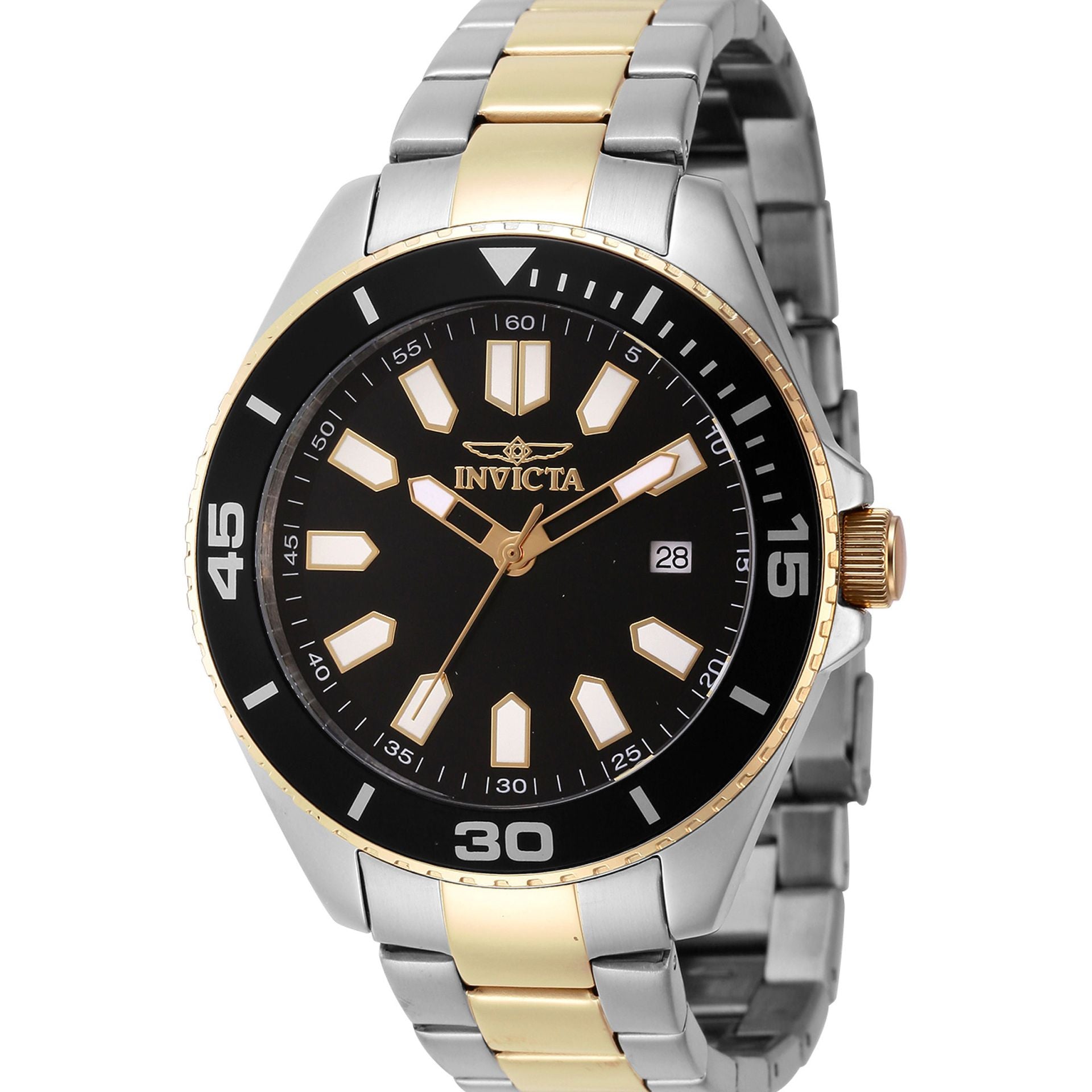 Invicta Herreur 43mm med Rustfrit Stål og Mineralglas